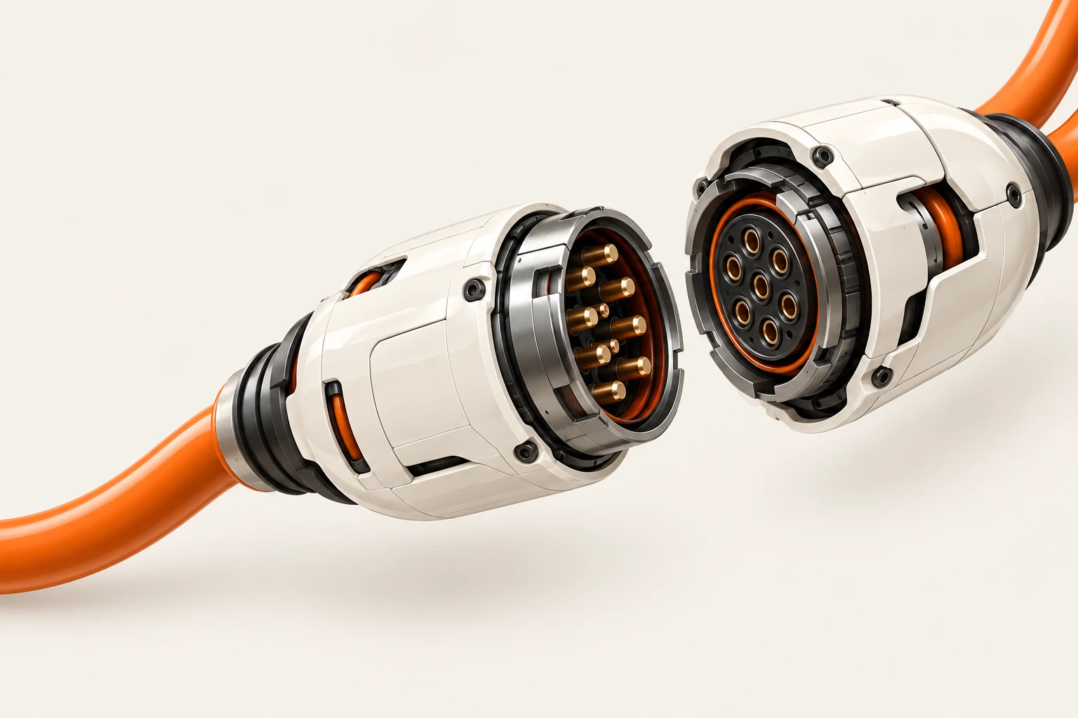 Two precision connectors bringing operational systems together